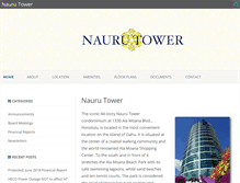 Tablet Screenshot of naurutower.org